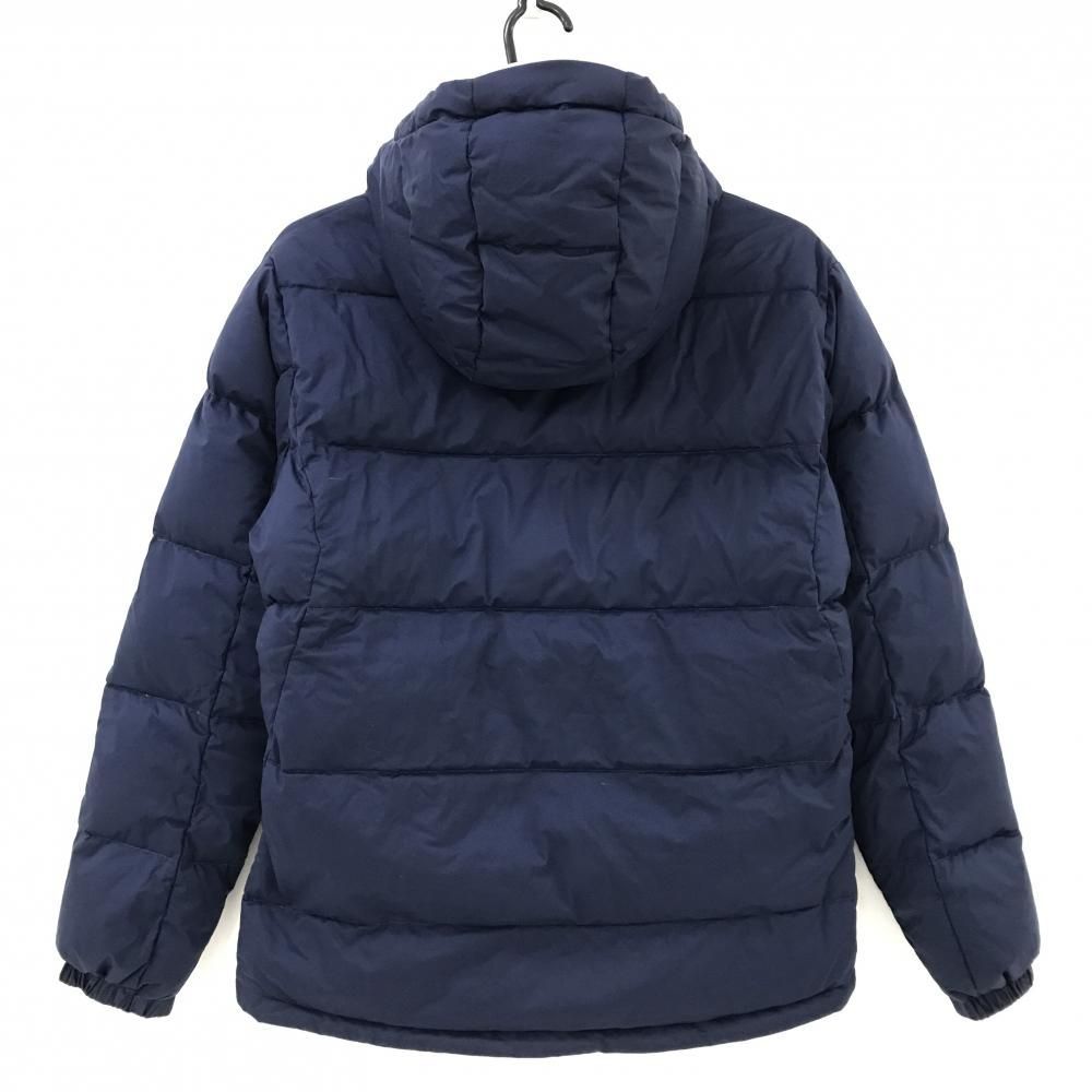 カッパ ダウンジャケット ネイビー ダブルジップ 裾ドローコード SMARTEC メンズ S ゴルフウェア Kappa