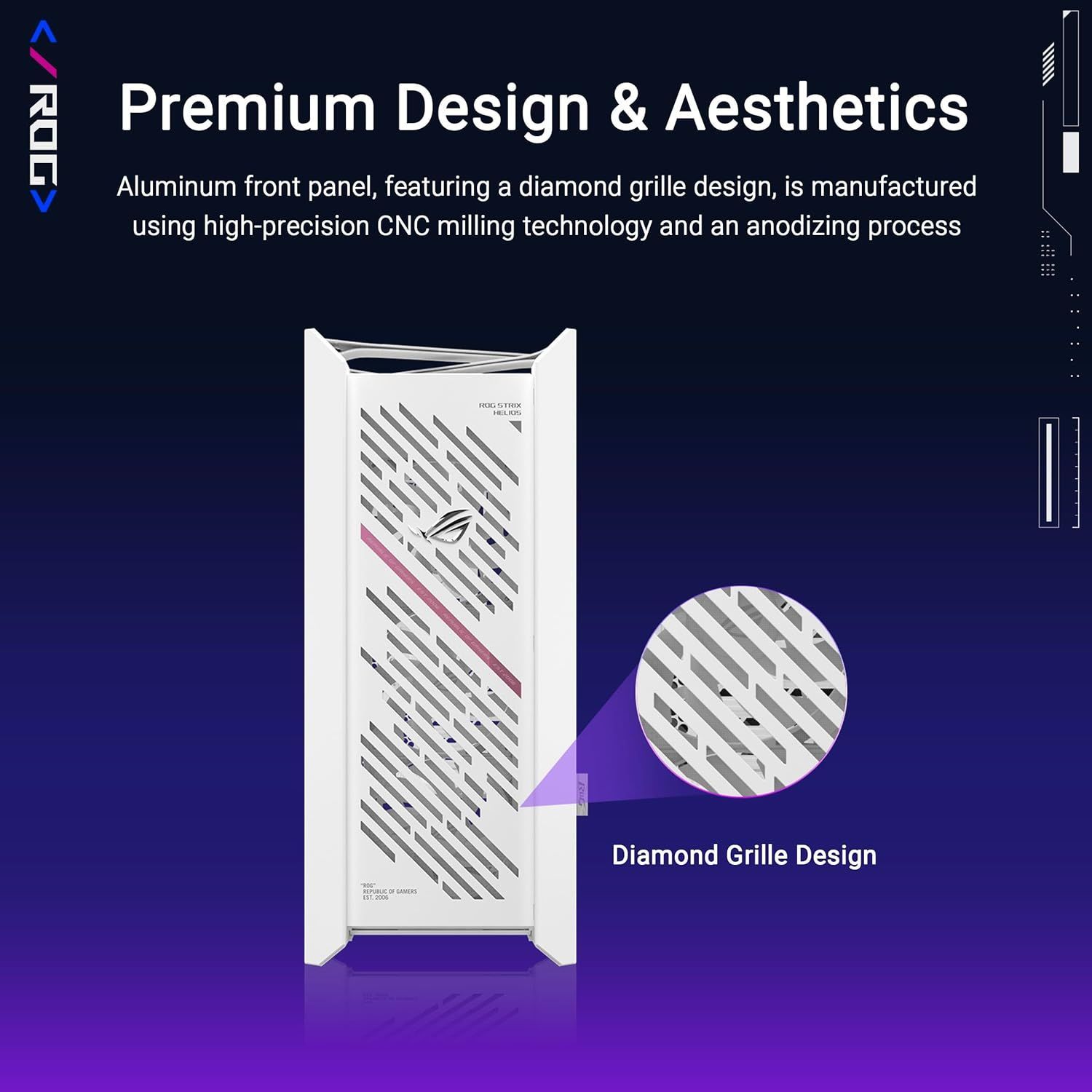 ASUS ROG Strix Helios II EATXミッドタワーゲーミングケース 921331 B0FW38FRPQ