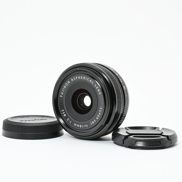 並品 FUJIFILM XF18mmF2 R｜単焦点広角レンズ｜コンパクト×明るいF2開放｜スナップ 風景撮影に最適