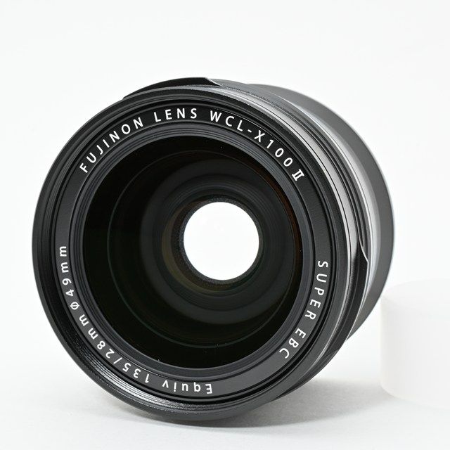 WCL X 100 B II ブラック 100シリーズ ワイドコンバージョンレンズ 広角28 mm相当 高描写 軽量設計
