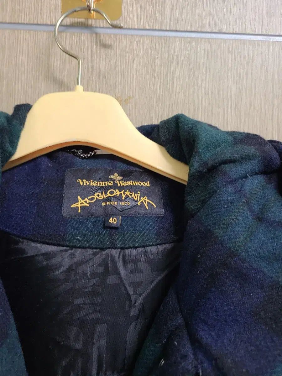 Vivienne Westwood チェック ダウンコート ロング 40