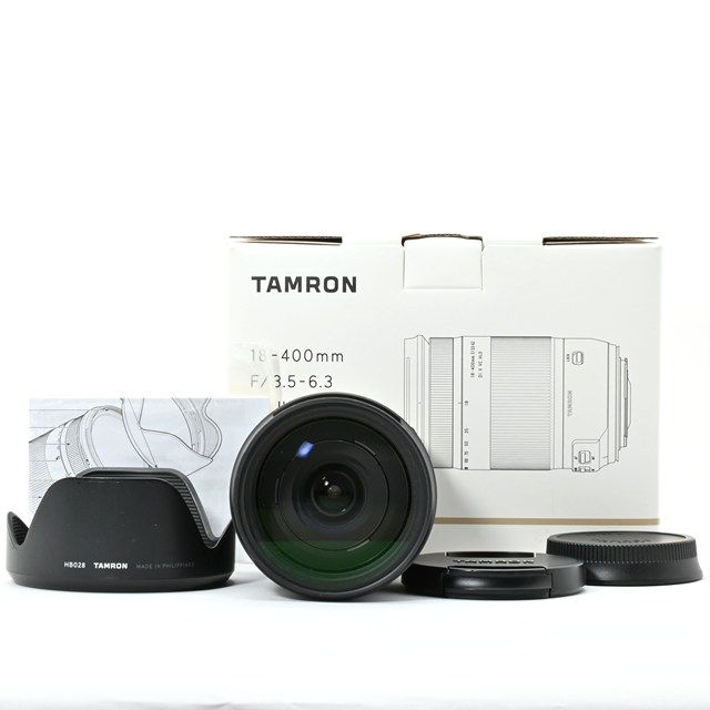 TAMRON 18-400mm F3.5-6.3 DiII VC HLD B028E キヤノン用|超高倍率ズーム×手ブレ補正搭載|フィルター フード 元 き