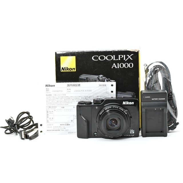 Nikon COOLPIX A1000|35倍光学ズーム×RAW撮影対応|4K動画撮影搭載|元 き コンパクトデジタルカメラ