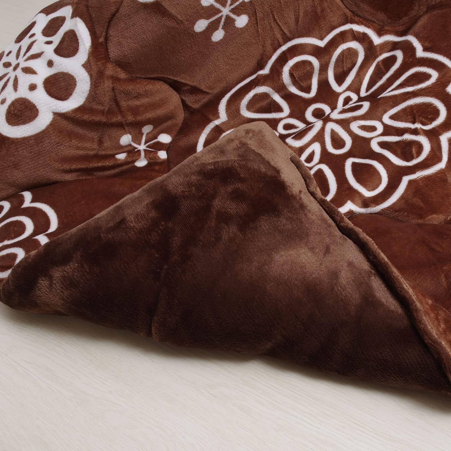 D SERIES こたつ 3点セット こたつ布団 正方形 こたつ台 ホワイト 70×70cm 掛け布団 185×185cm 敷き布団 190×190cm Dプレマージュ ダークブラウン