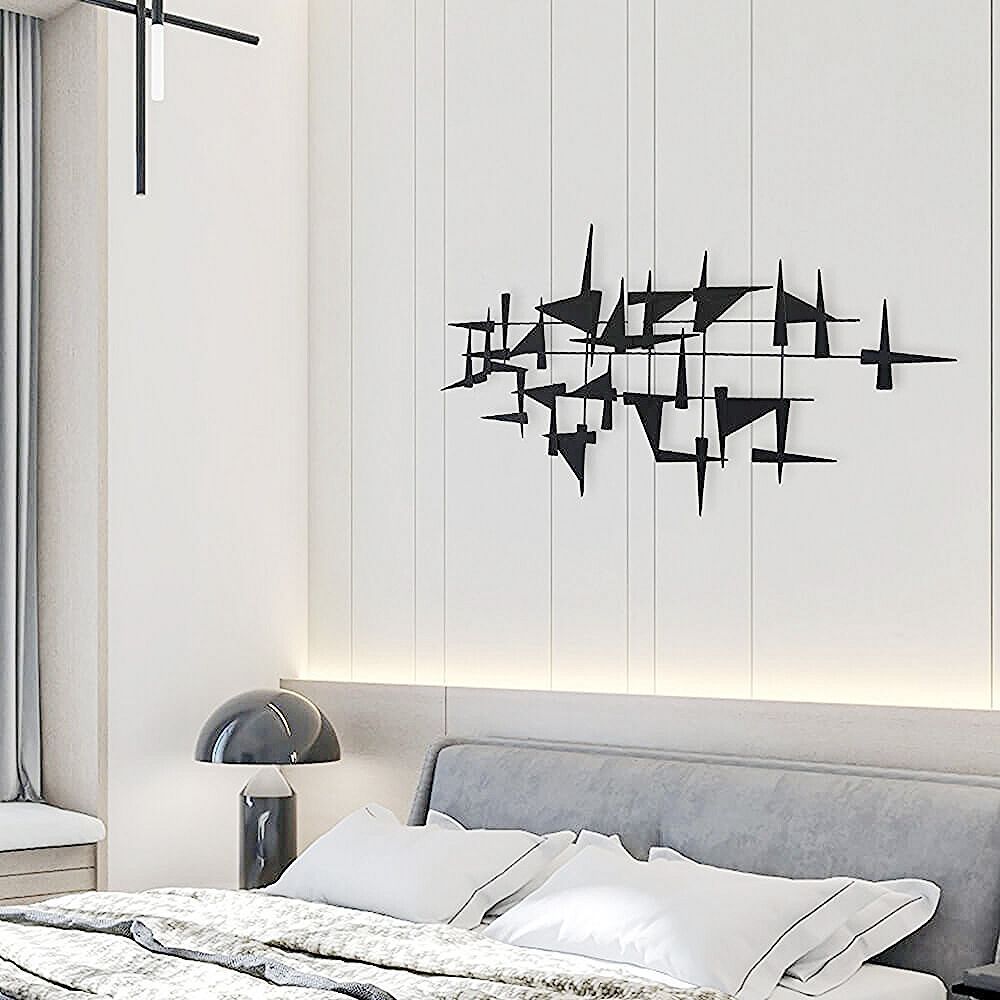 ウォールアートパネル アート 三角形 壁掛け 壁飾り インテリア 壁 アートパネル 北欧 雑貨 リビング おしゃれ モダン 装飾 ウォールデコレーション シンプル ウォールアート 壁デコ アートボード インテリア雑貨 壁面装飾 ウォールアクセント ブラック NEXPOTALLINN_EU