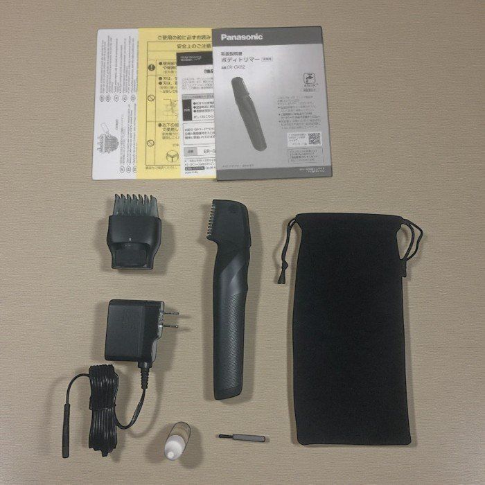 Panasonic パナソニック ボディトリマー ER-GK82-K VIO対応 水洗い可 長さ調整 充電式