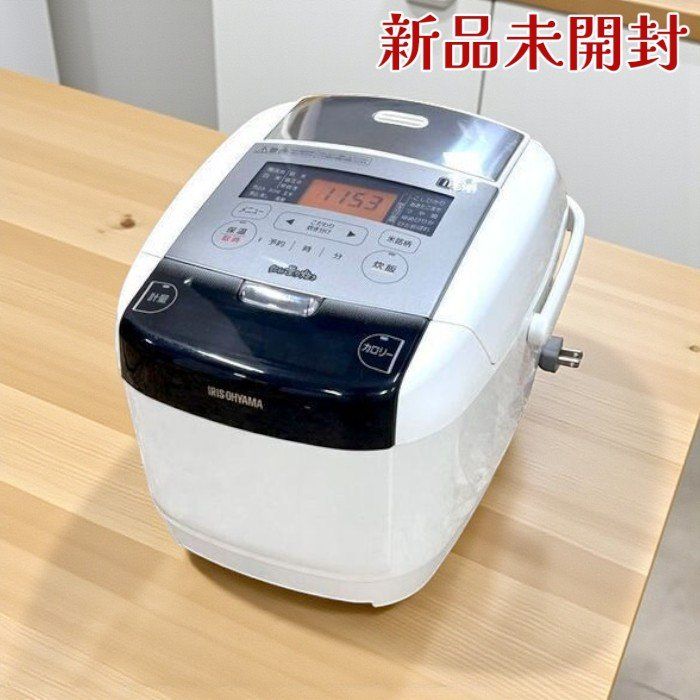 IRIS OHYAMA アイリスオーヤマ 炊飯器 RC-IC 50-W ホワイト 5.5合 厚火釜 量り炊き 銘柄炊き分け カロリー表示