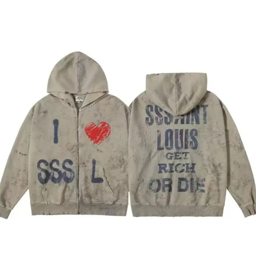 セントマイケル ジップアップパーカー S M L