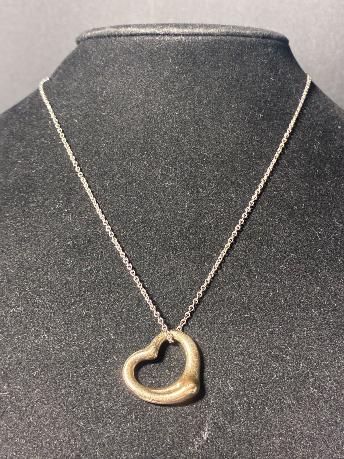 ティファニー Sv925 オープンハートネックレス B25090752