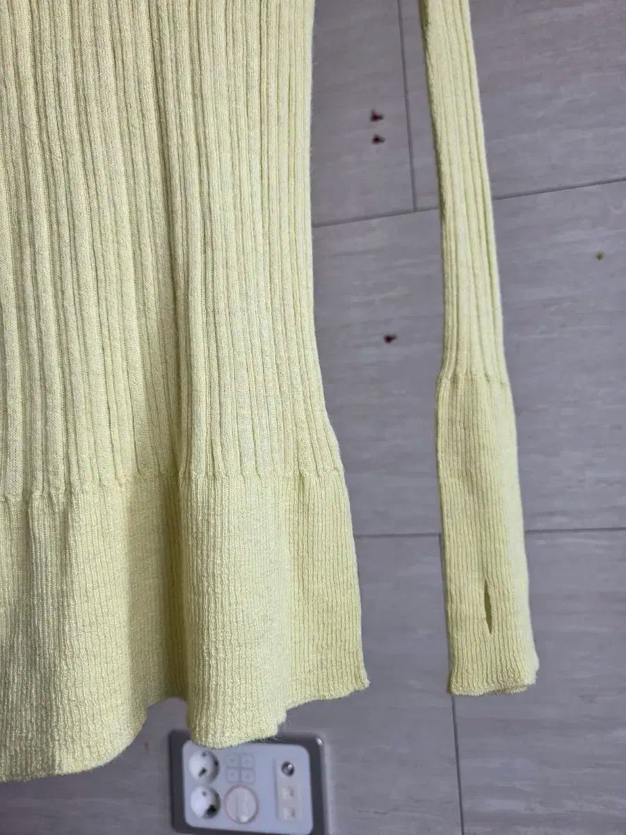  unfil スリ アルパカ ゴージ ニット フィンガーホール トップス 長袖 ニット セーター