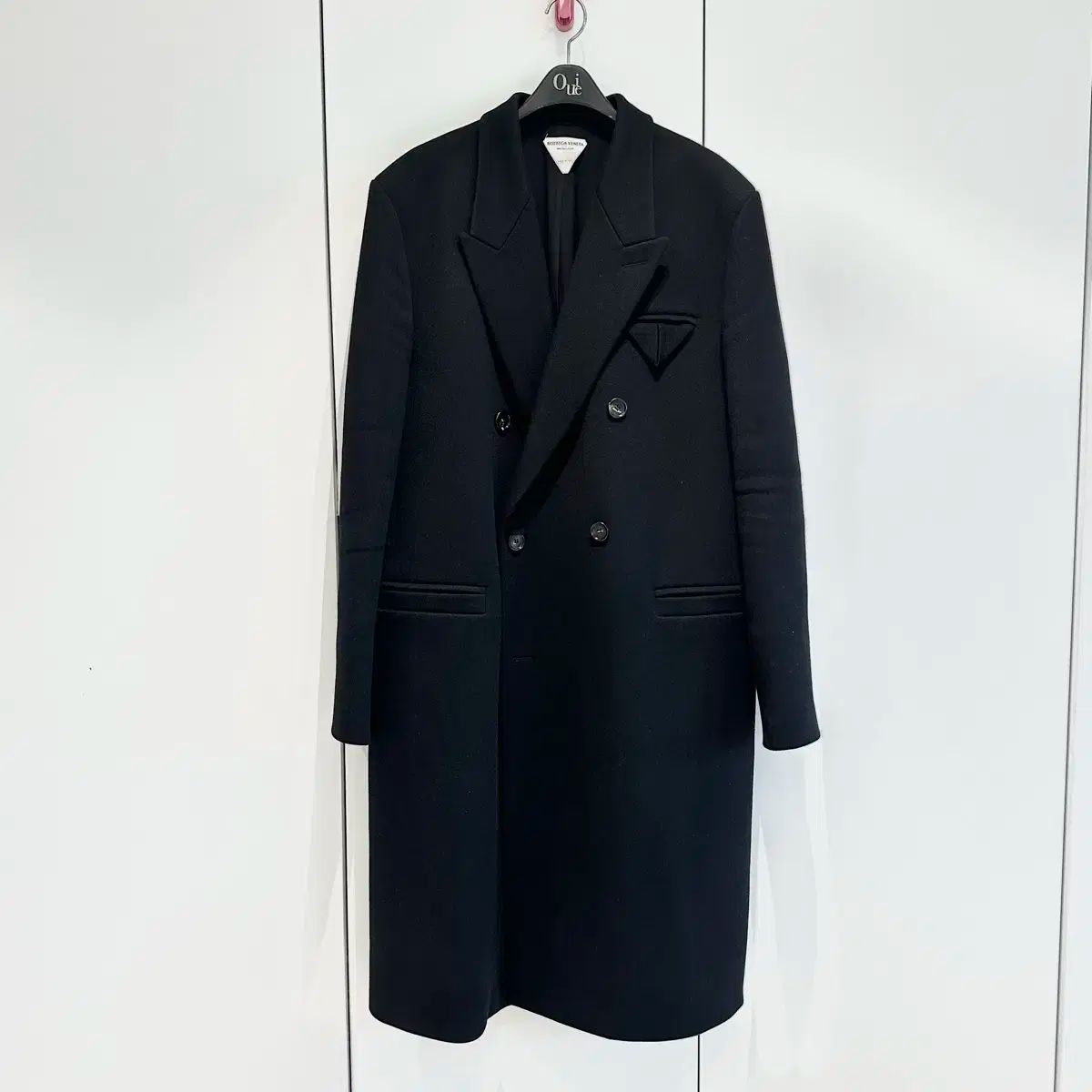 ボッテガ ヴェネタ ブラック ダブル コート 52