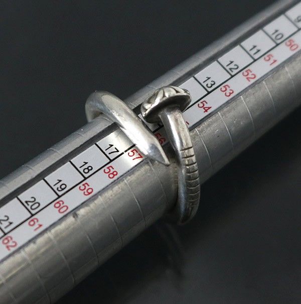 CHROME HEARTS 銀座店 クロムハーツ クロスボール ネイル リング 指輪 シルバー SV925 約16号 100823 WWW_SHINETEETH_COM