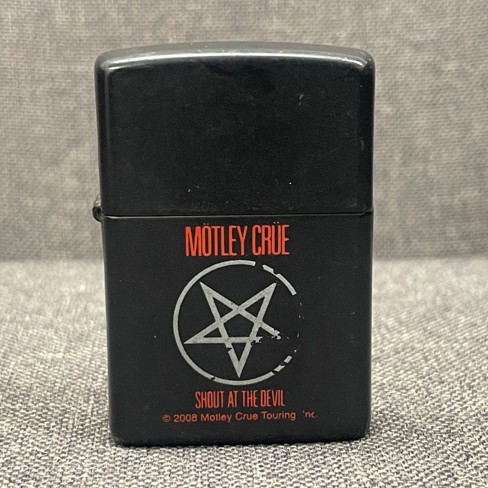 未使用 非売品 Motley crue モトリー クルー ライター ノベルティ Zippo Motley Lighter Tommy Crue Vince Neil Lee at Shout Dr. The