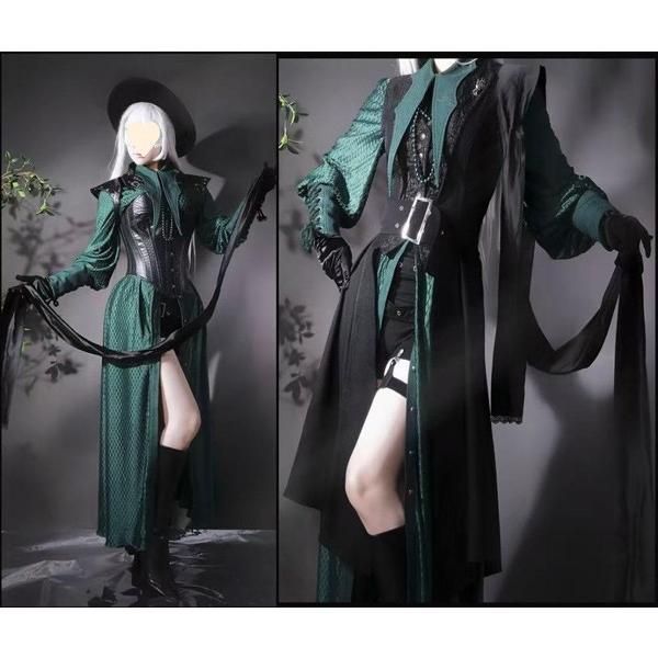 王子風ロリータ 竜騎士風 少年装 2点セット シャツワンピース ベスト