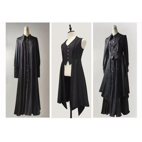 王子風ロリータ 竜騎士風 少年装 2点セット シャツワンピース ベスト