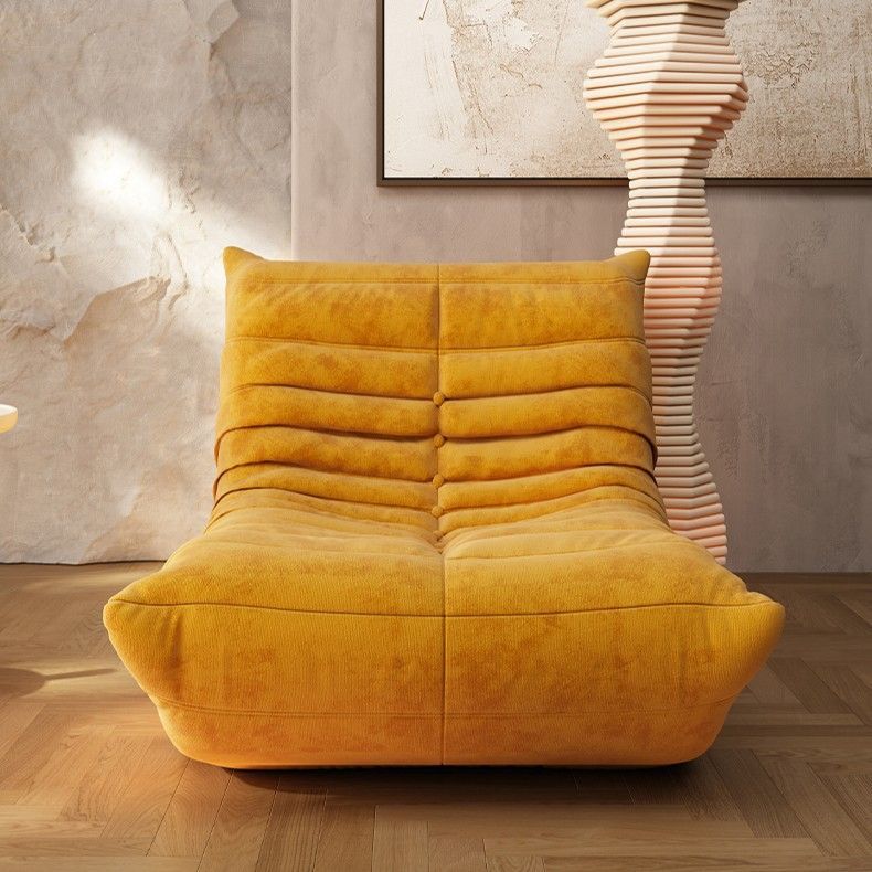 Livora One LUME リーンロゼ風 ソファ 北欧風 フロアソファ 一人掛け ロータイプ タフティングデザイン コーデュロイ調