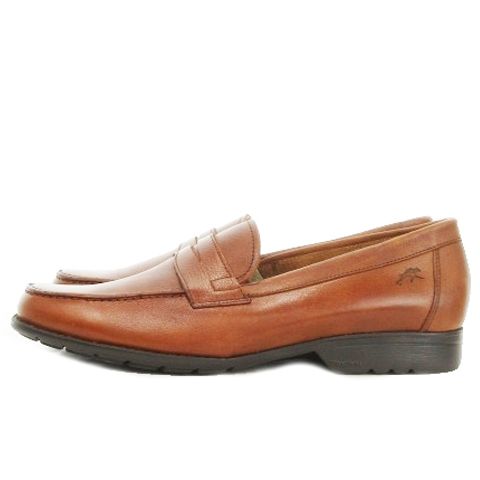 フルチョス FLUCHOS JORDI コインローファー コンフォート スリッポン レザー 42 26 5～27 0 cm 茶 ブラウン AH 13 GY 99