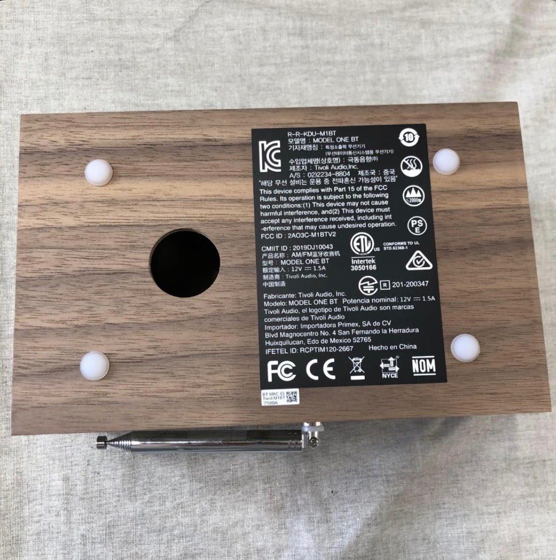 チボリオーディオ モデルワンBT