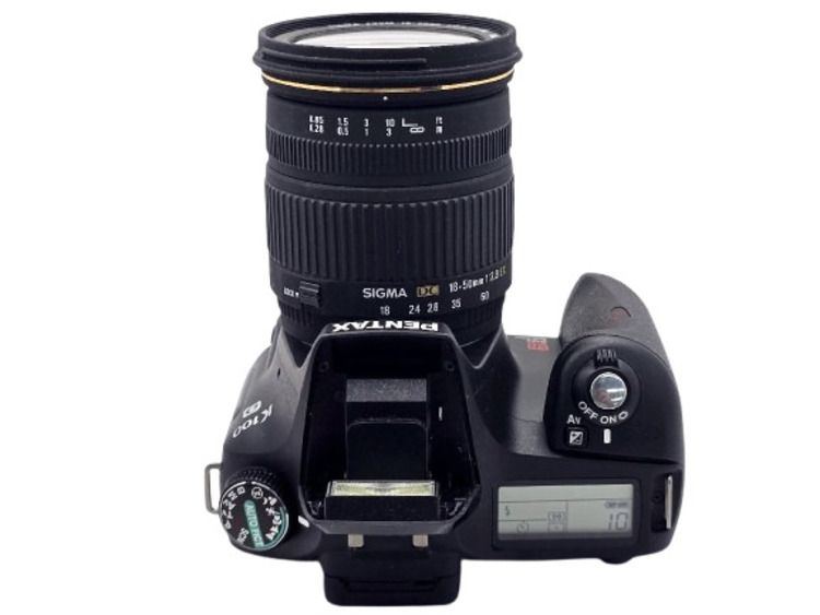 PENTAX ペンタックス K 100 D ボディ SIGMA シグマ DC 18 50 mm 1 2 8 EX