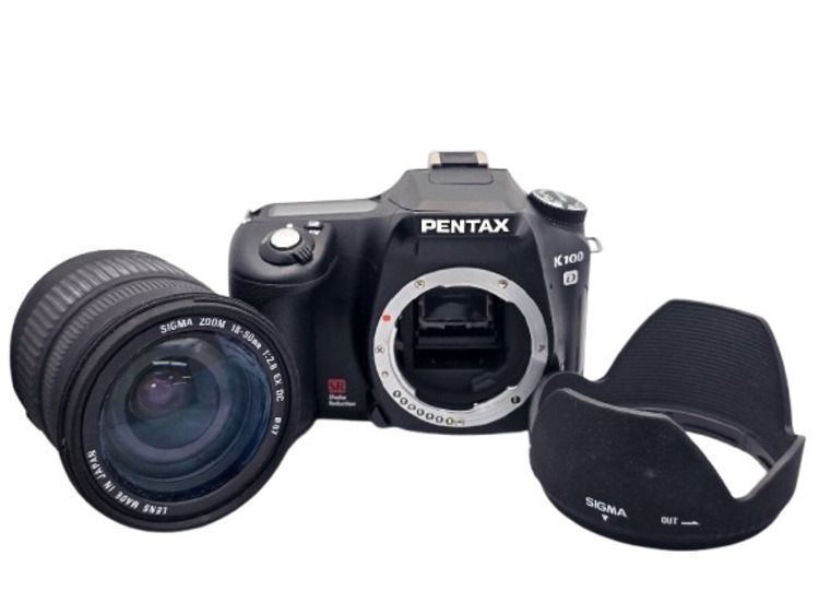 PENTAX ペンタックス K100D ボディ SIGMA シグマ DC 18-50mm 1 2.8 EX 動作 済み