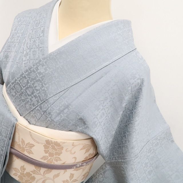 正絹 仕付け糸付