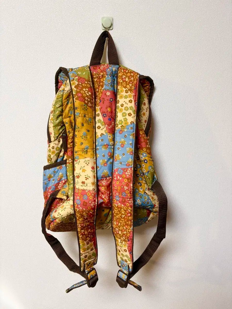 rough パッチ バックパック 日本 ヴィンテージ 森ガール バッグ ドット ストライプ CHECK DECORATOM_COM_BR