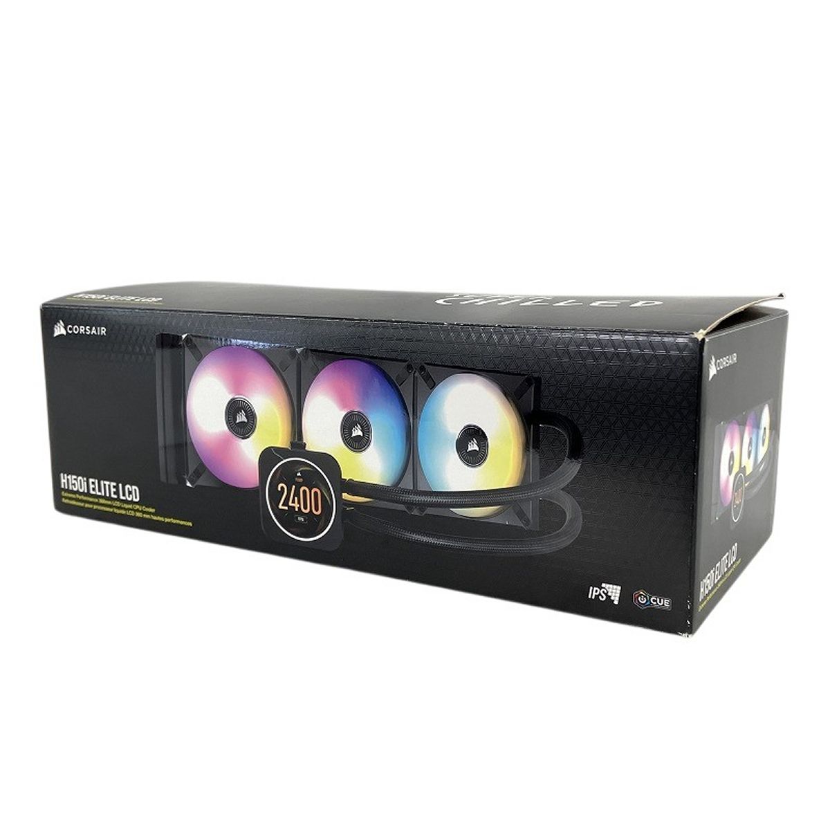 CORSAIR CW 9060062 WW H 150 i ELITE LCD CPUクーラー PCパーツ