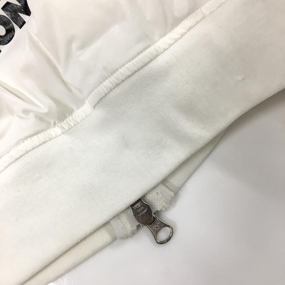 マスターバニー 2WAYダウンジャケット 白 ロゴ黒 袖着脱可 メンズ 6 XL ゴルフウェア MASTER BUNNY EDITION LLC-HASEGAWATOSO_COM