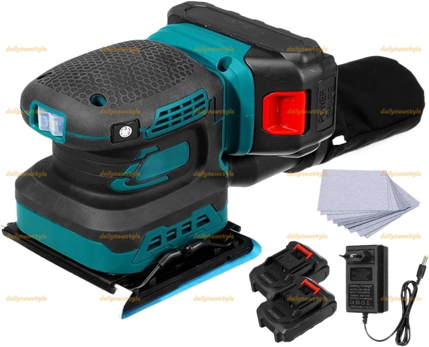 人気推薦 電動サンダー ブラシレスランダム軌道電動シートサンダー木材グラインダー研磨機排塵電動工具 研磨機 天井と壁用