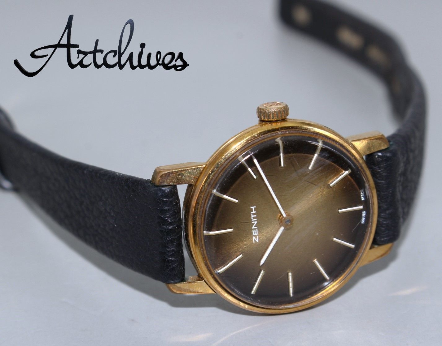 VRW-1429 時計 ZENITH ゼニス BRW文字盤 レディース 手巻き 腕時計 稼働品