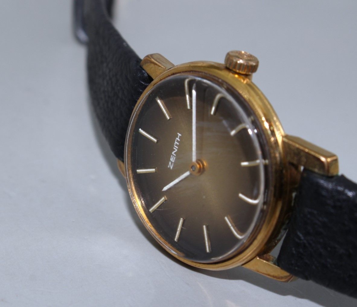 VRW-1429 時計 ZENITH ゼニス BRW文字盤 レディース 手巻き 腕時計 稼働品