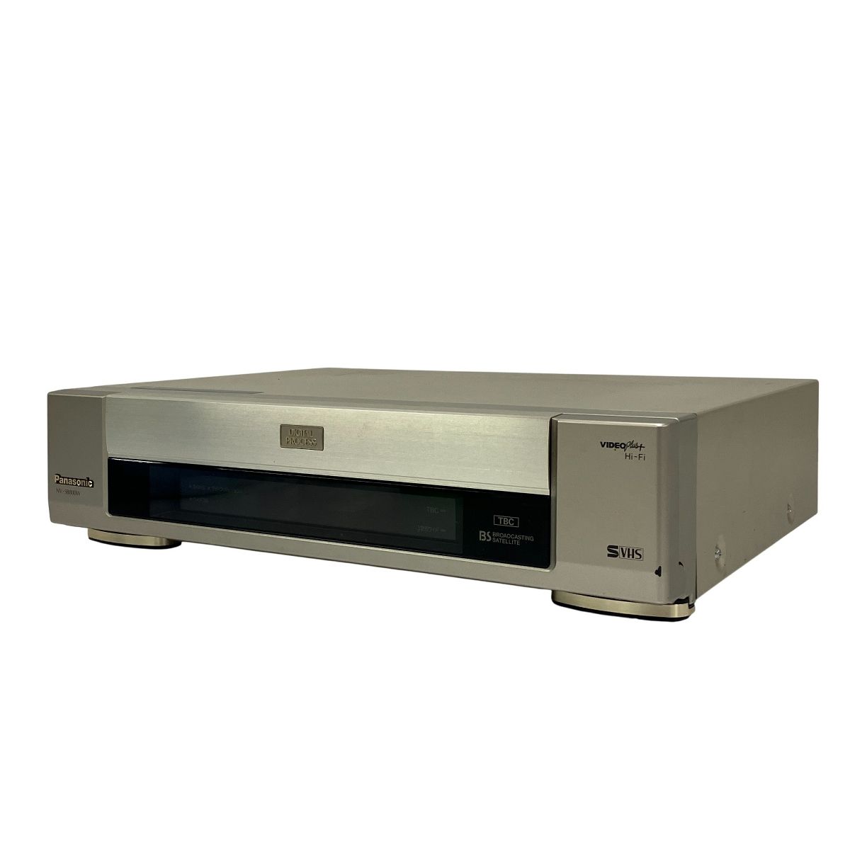 Panasonic ビデオデッキ SVHS NV-SB800W 純正リモコン付き 1997年製 パナソニック 映像機器 家電 T10572548