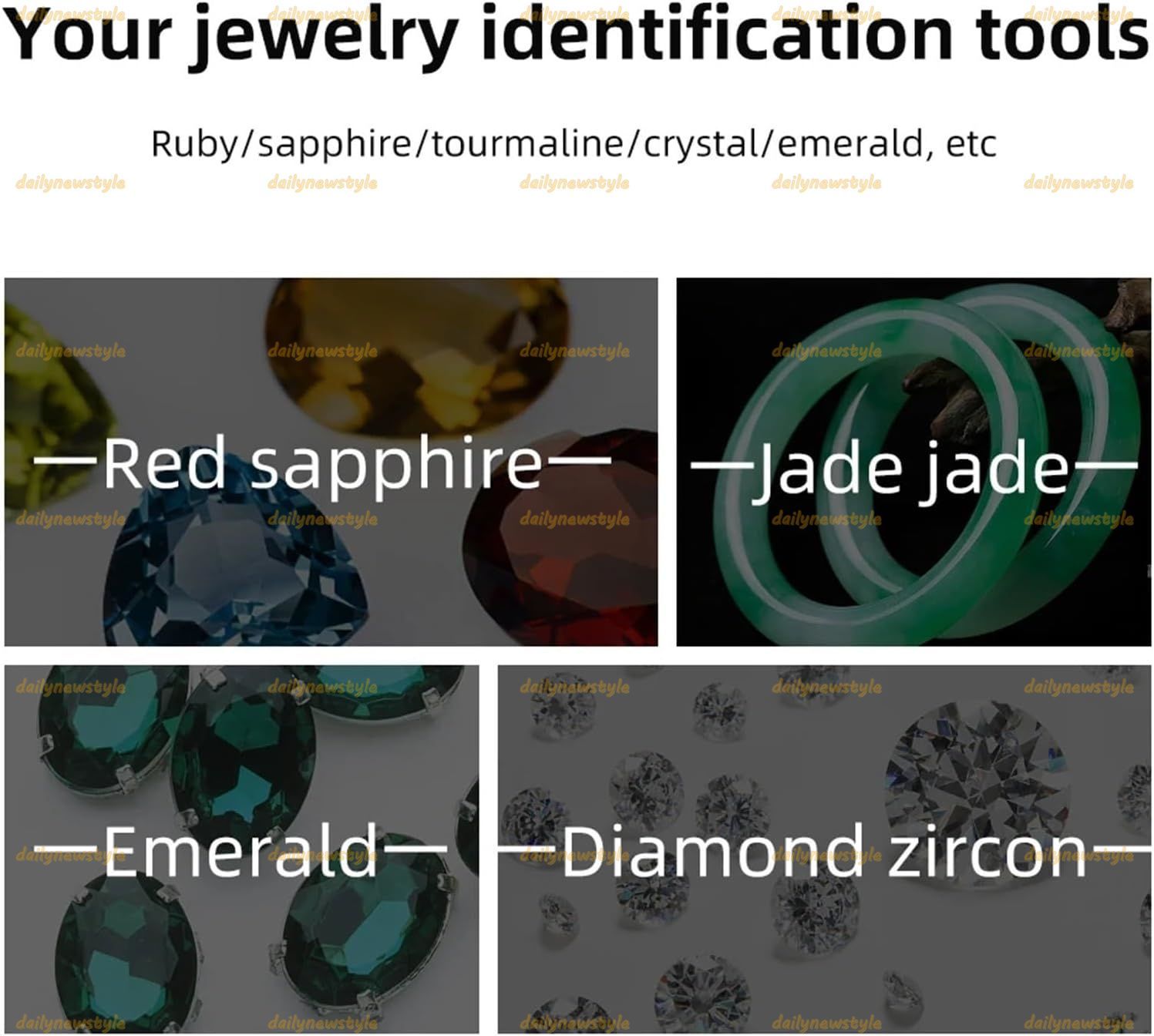  推薦 ポータブル宝石屈折計 宝石鑑別テスター 偏光レンズ付き検出器 LED懐中電灯付きダイヤモンド検出器 テスト範囲1.30-1.81 宝石用検査ツール 温湿度計 その他 計測 検査