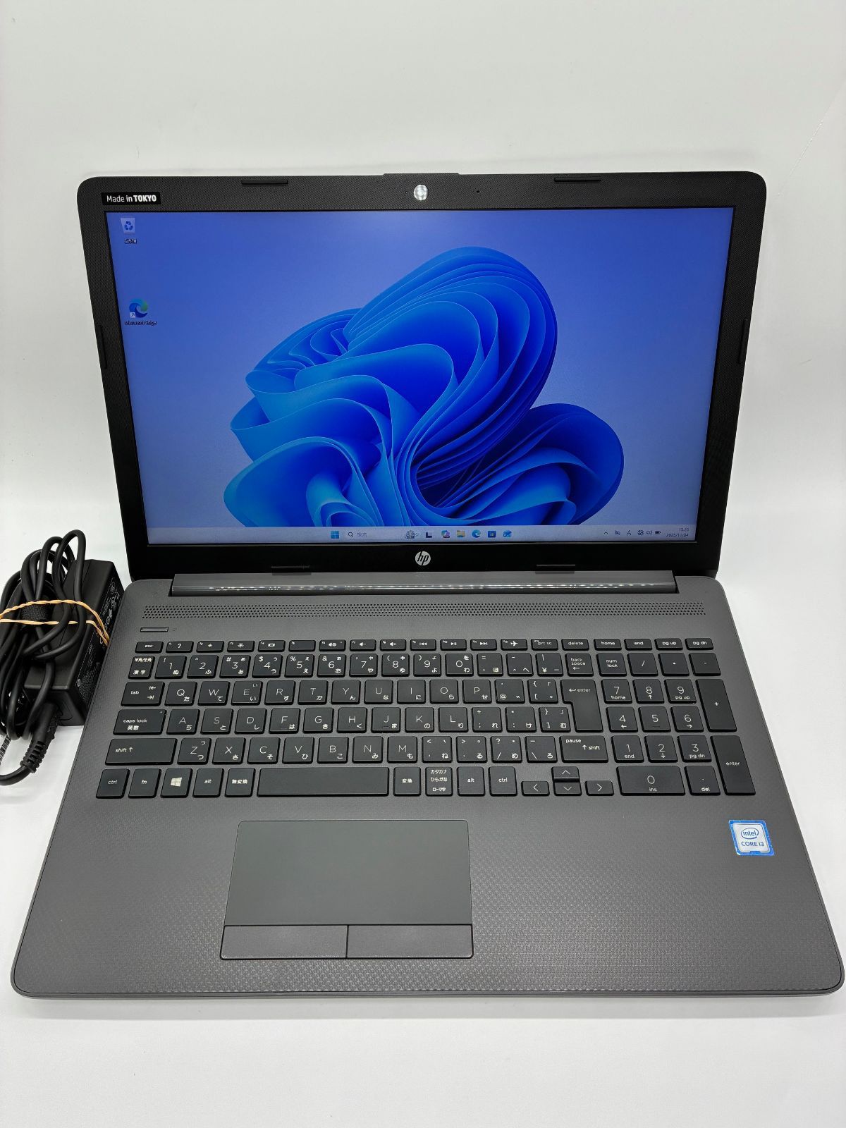 30日間保証 HP 250 G7 Core i3 第8世代 メモリ8GB 500GB 15.6インチ FHD Webカメラ Windows11 Pro HDMI 無線LAN ノートパソコン バッテリー100%