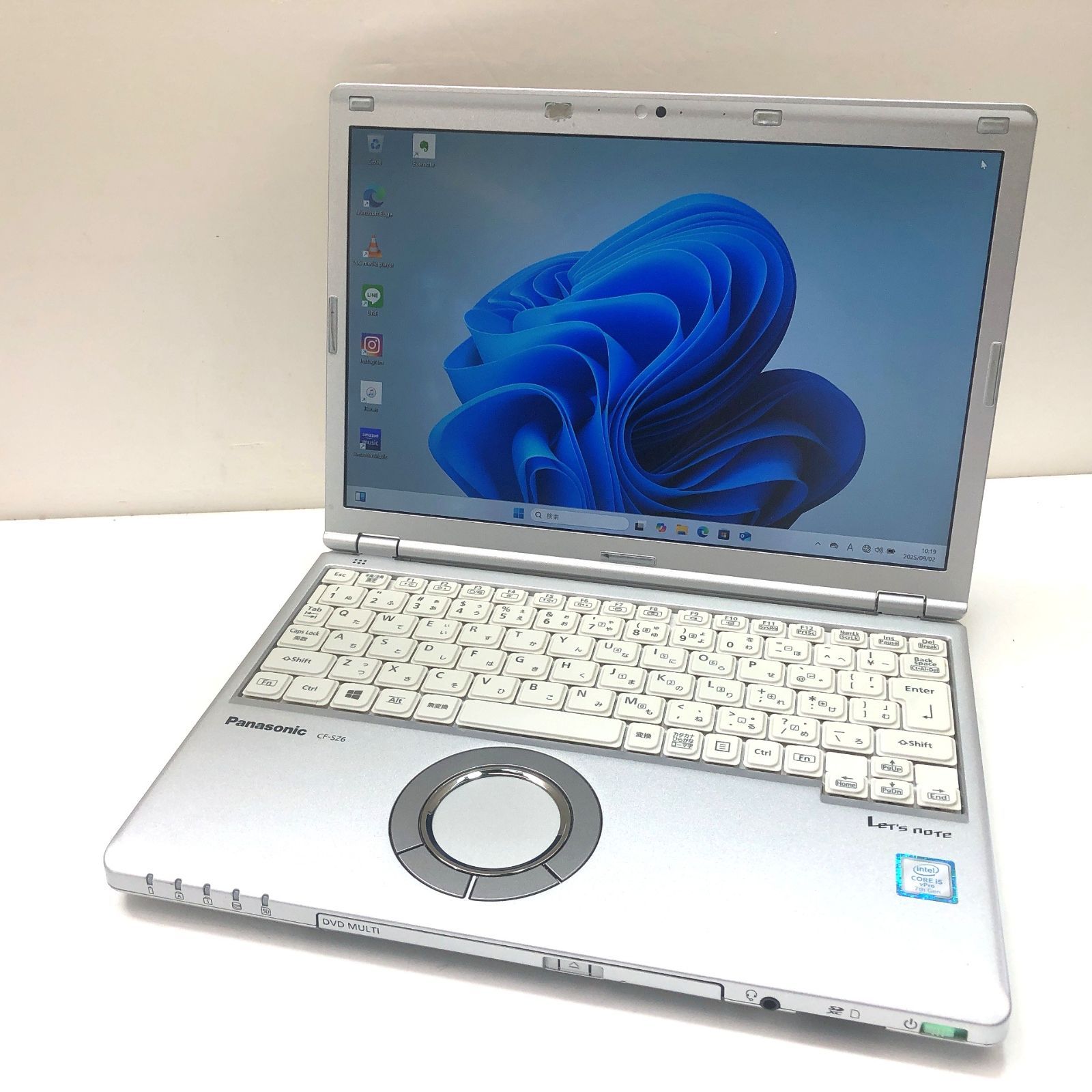 ✖✖訳有品処分 ✖✖ 12インチ Panasonic Let s note CF SZ6 七世代 i3 7100U SSD256GB 8GB 1920x1200 Bluetooth WIFI ノートパソコン windows11