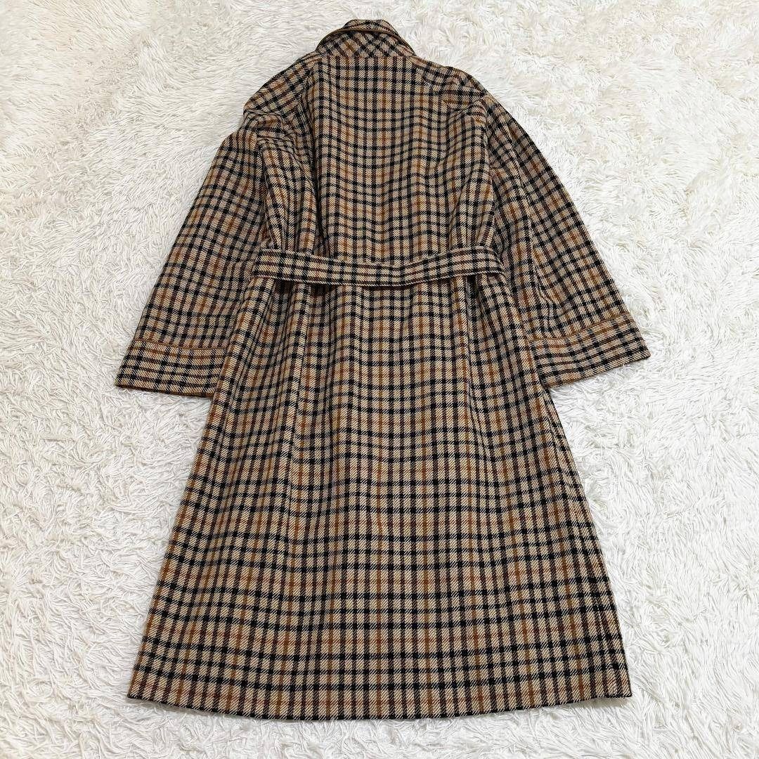 ガウンウールロングコート L