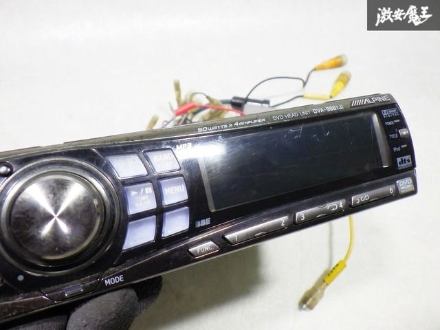 名機!! 再生OK ☆即発送☆ ALPINE アルパイン DVA-9861Ji DVD ヘッド