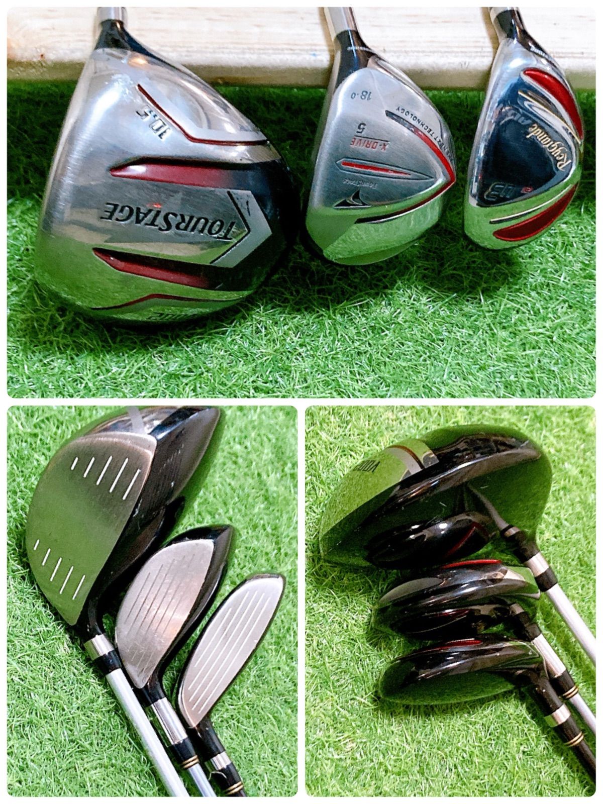 M 6.ツアーステージ ゴルフクラブ メンズセット 右利き プロゴルフ用品 人気ゴルフ用品