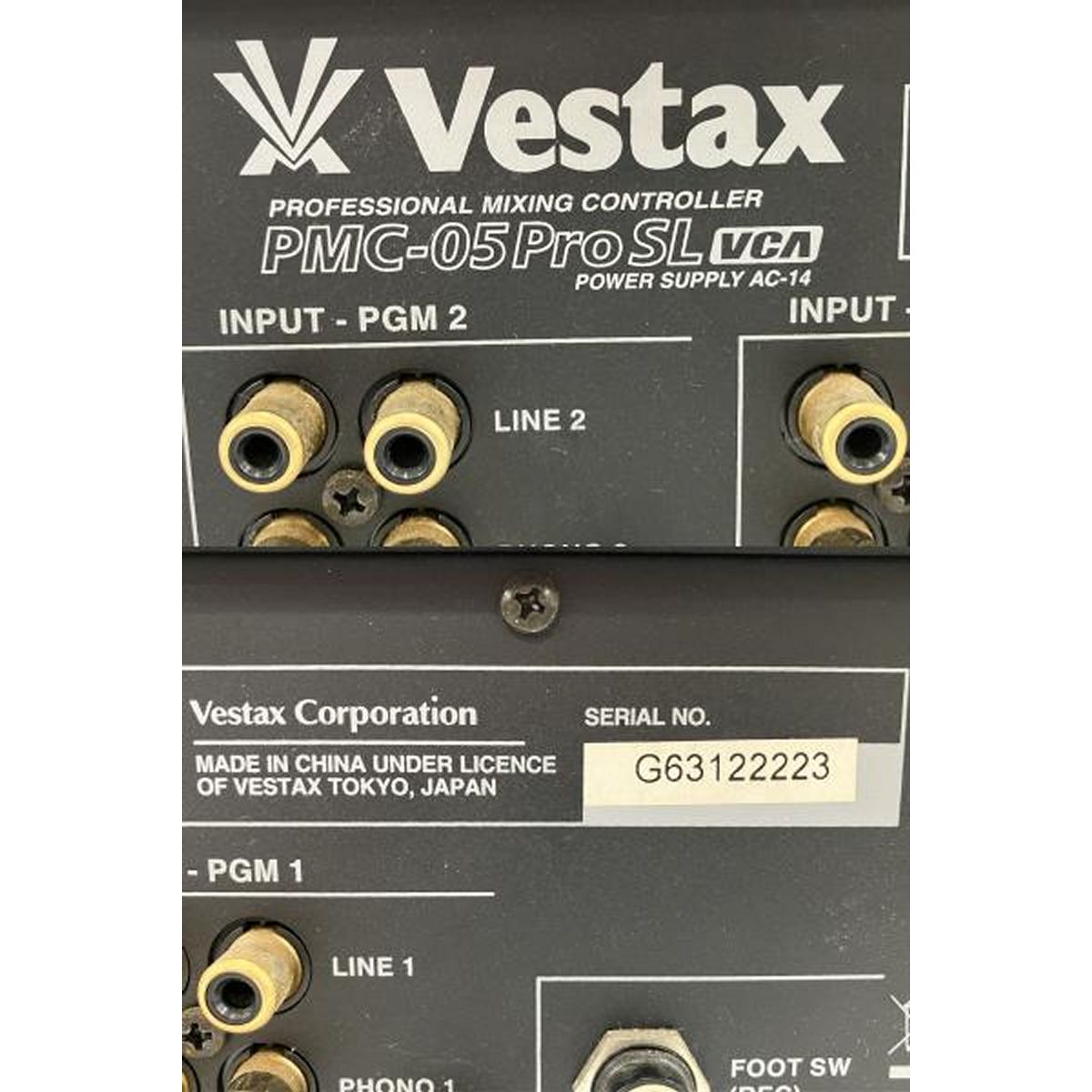 100％高品質で激安通販！ Vestax PMC-05 Pro SL DJミキサー 音響機材 ミキシングコントローラー ベスタクス H10588836
