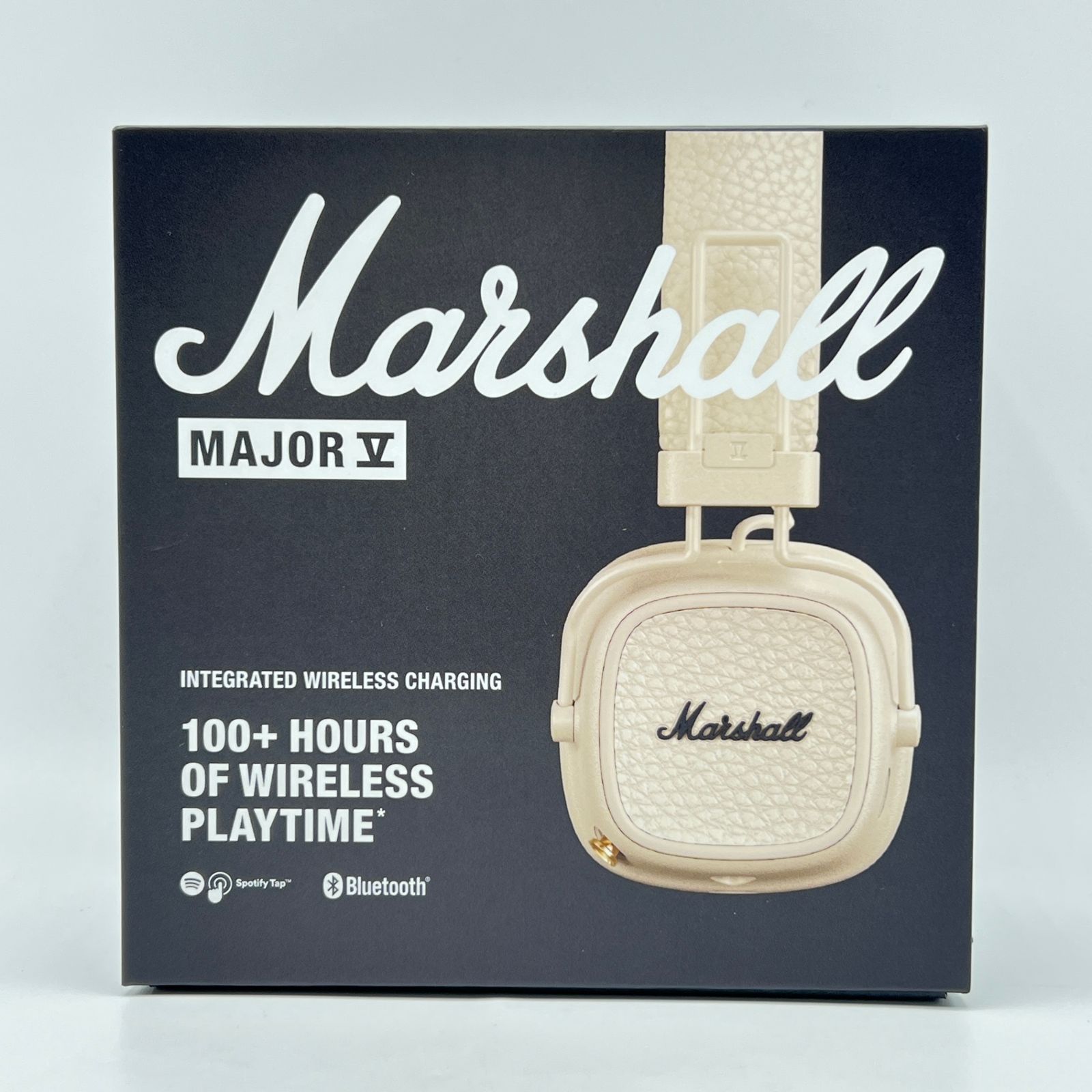 美品】Marshall MAJOR V クリーム ヘッドホン ワイヤレス マーシャル 