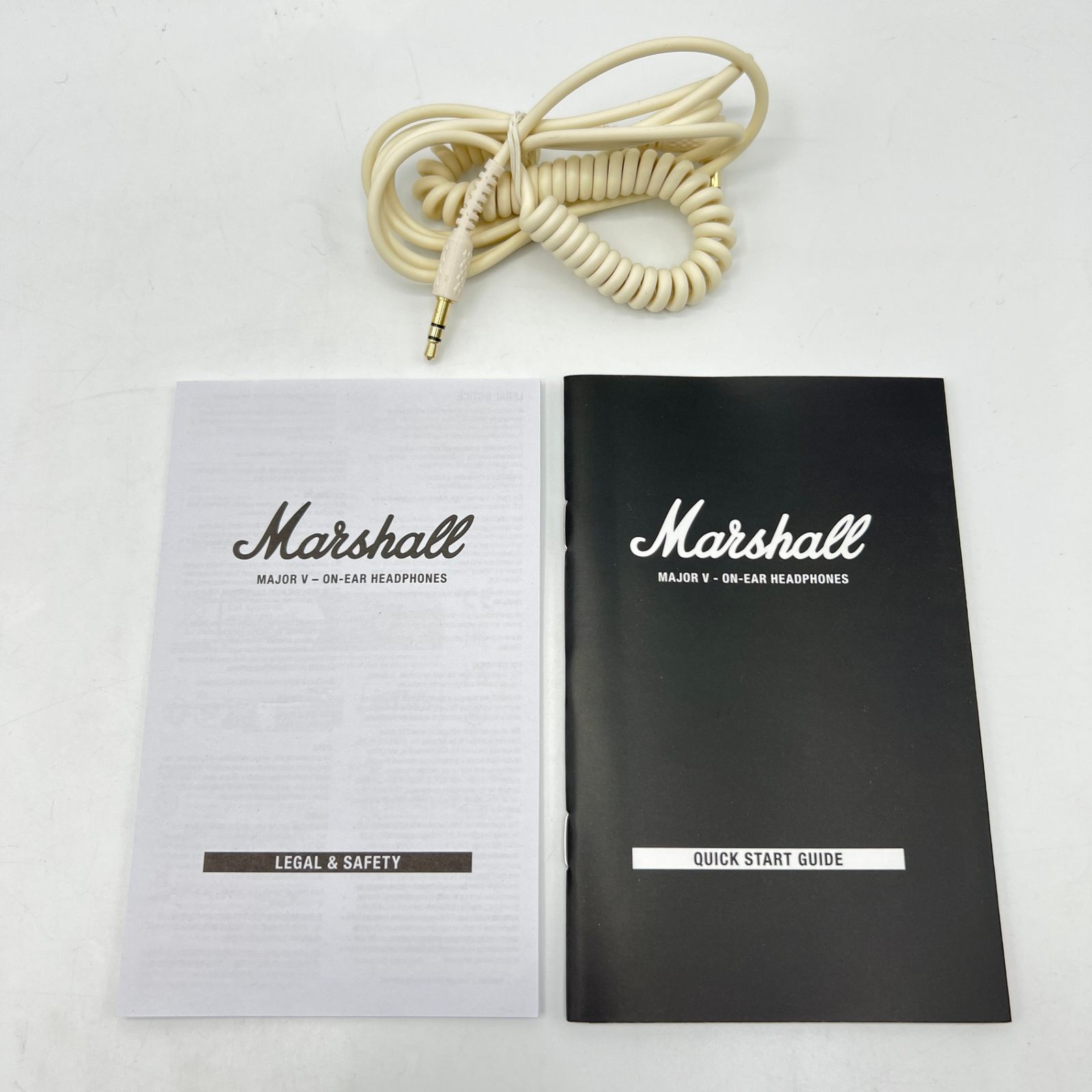 美品】Marshall MAJOR V クリーム ヘッドホン ワイヤレス マーシャル 