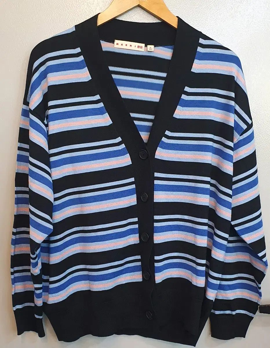 ユニクロコラボ ストライプカーディガンXL