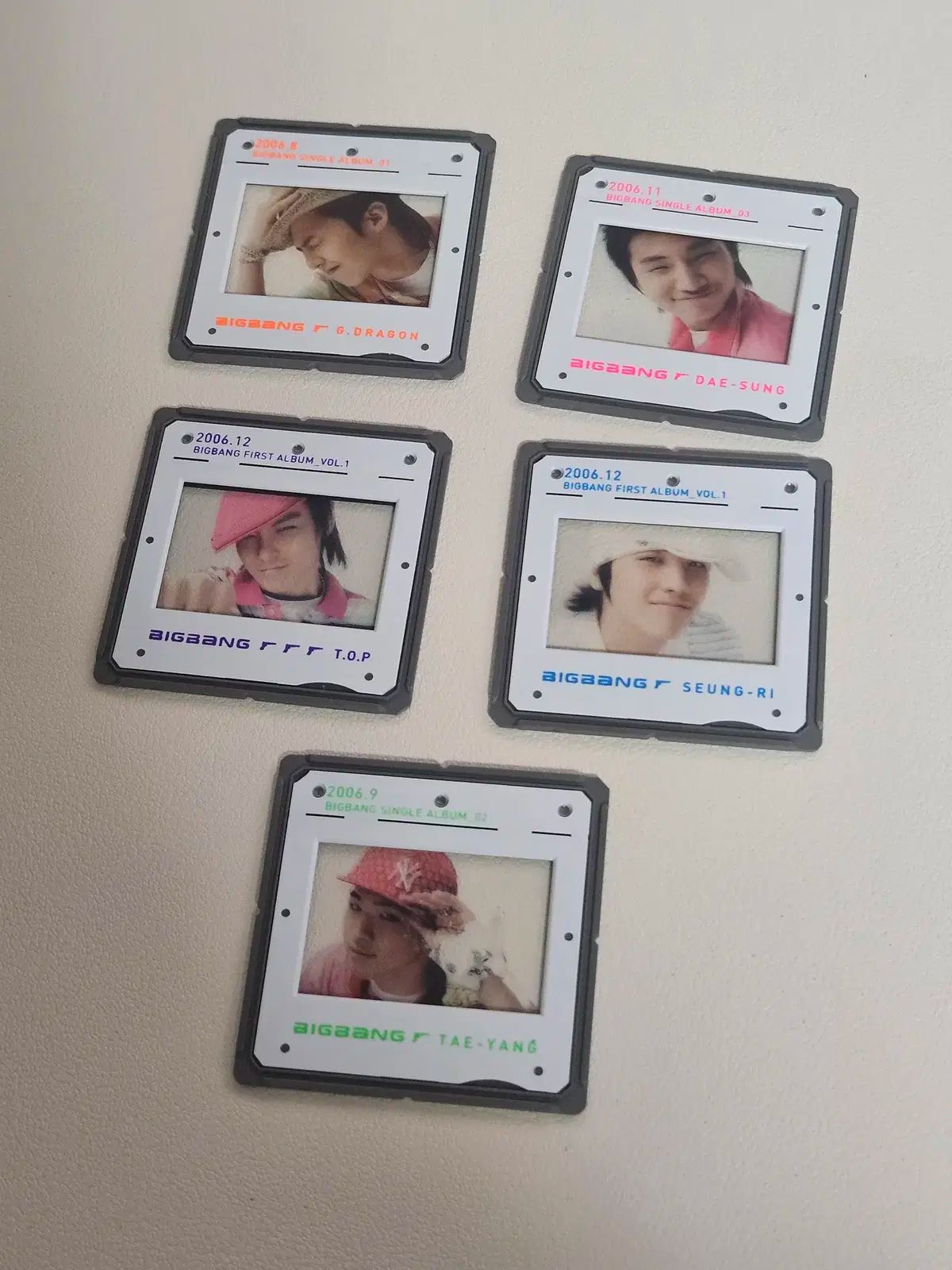 BIGBANG 正規1集 Single 1 2 3集 特典含む ペーパーTOY