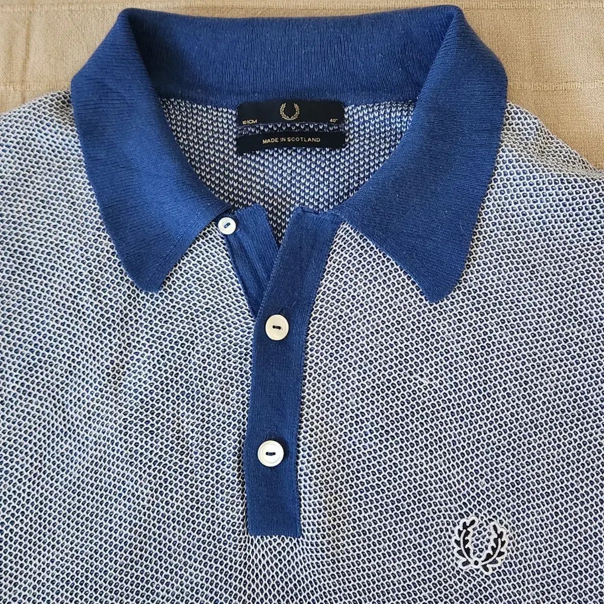 ヴィンテージ フレッドペリー ポロ Tシャツ ブルー 40