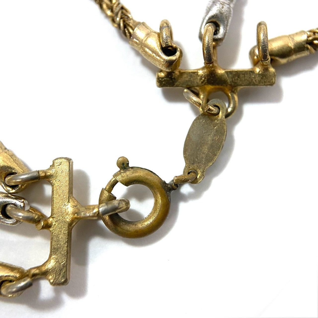 Dior ロング チェーン ネックレス 3連 ペンダント ゴールド 金 シルバー ヴィンテージ Christian Dior クリスチャンディオール SER-5496 FORTGASGNV_COM_BR