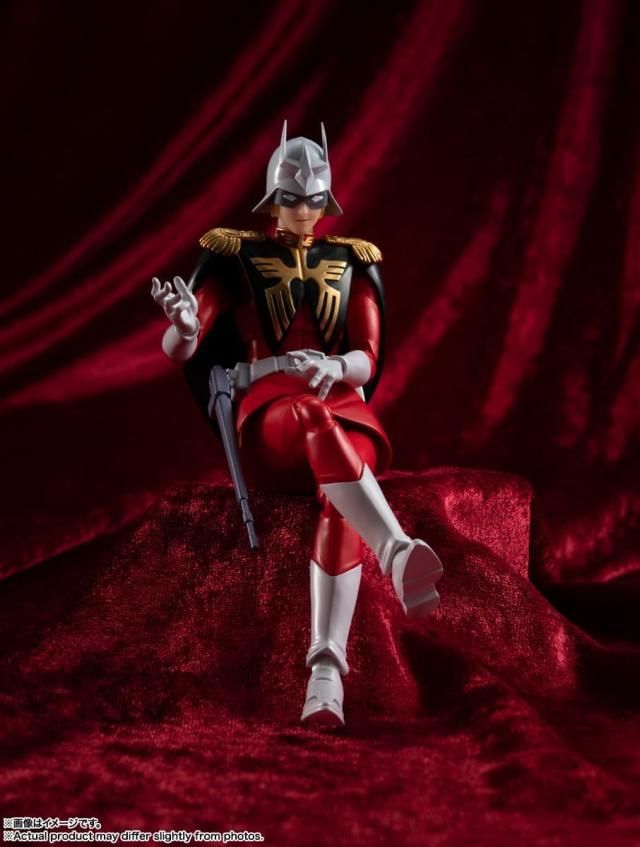 S.H.フィギュアーツ 機動戦士ガンダム シャア アズナブル 約155 mm PVC-ABS製 塗装済み可動フィギュア S.H.Figuarts