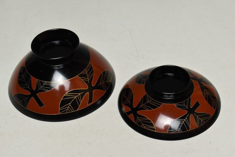 布着蒔絵花文 吸物椀