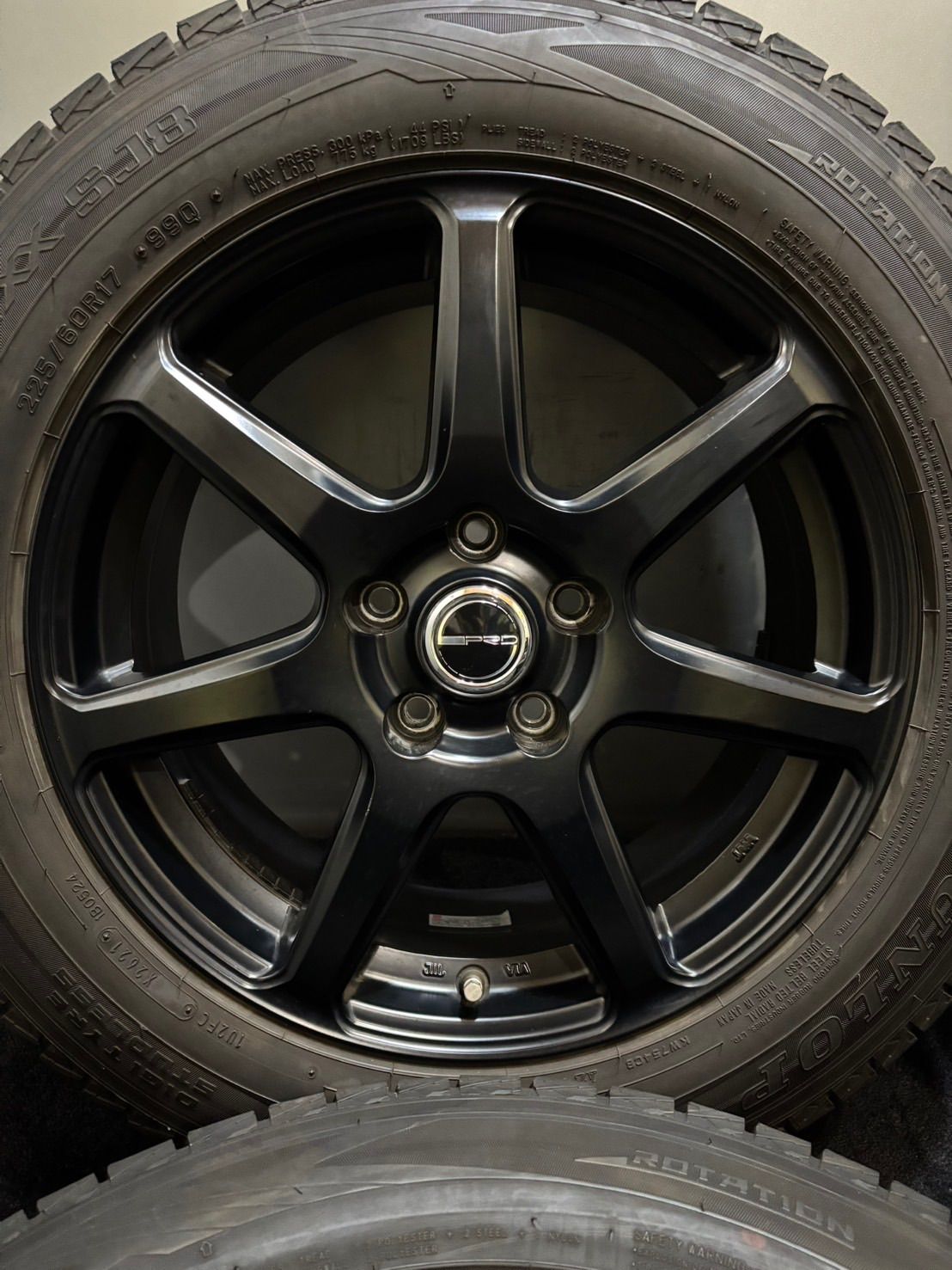 225 60 R 17 DUNLOP WINTER MAXX SJ 8 21年製 PRD 17インチ 7 J 48 114 3 5 H スタッドレス 4本 エクストレイル フォレスター 南7 K 486