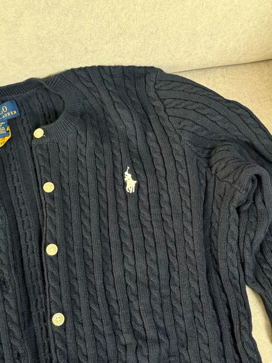 ポロ カーディガン