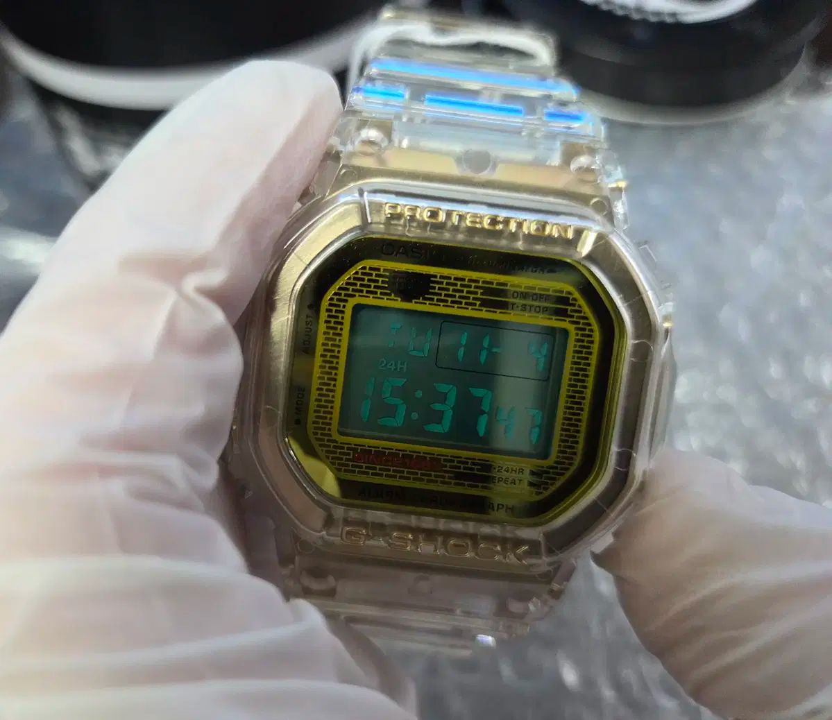  G SHOCK 35周年 GLASSY GOLD DW 5035 E 腕時計(デジタル) 時計
